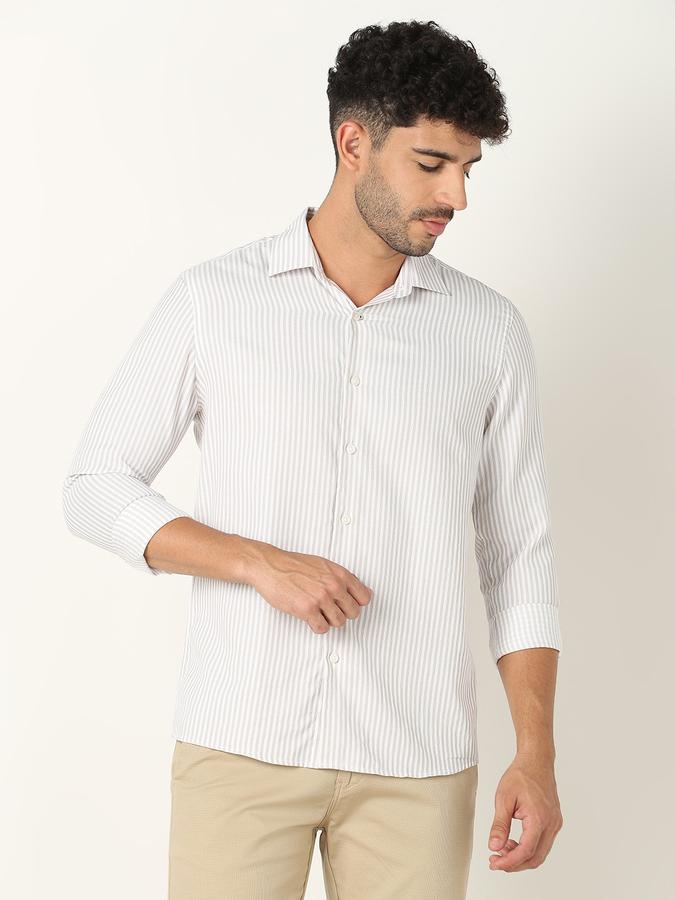 Men Striped Regular Fit Shirt image number 0