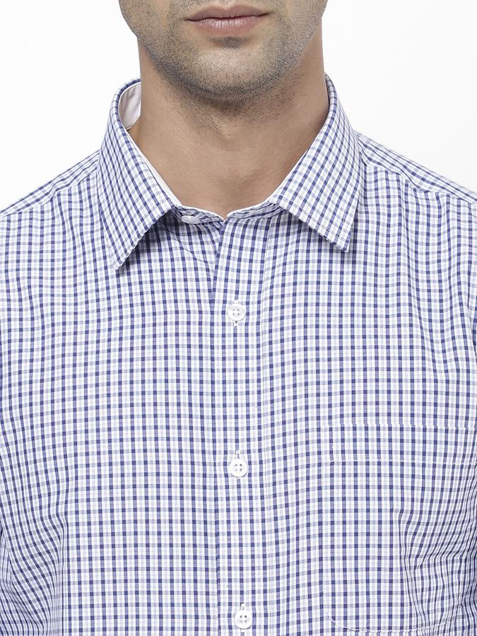 R&B White Men Formal Shirts image number 3