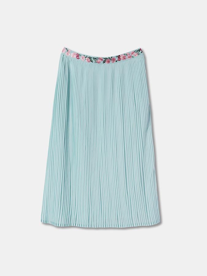 Girls Embroidered Top & Skirt Set image number 3