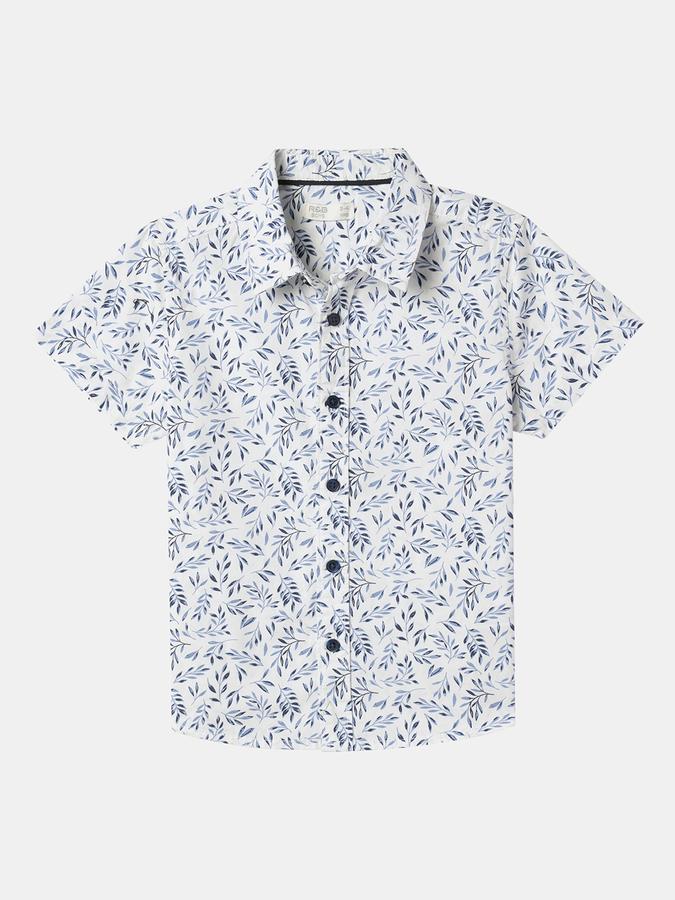 Boys Micro Print Suit Set image number 1