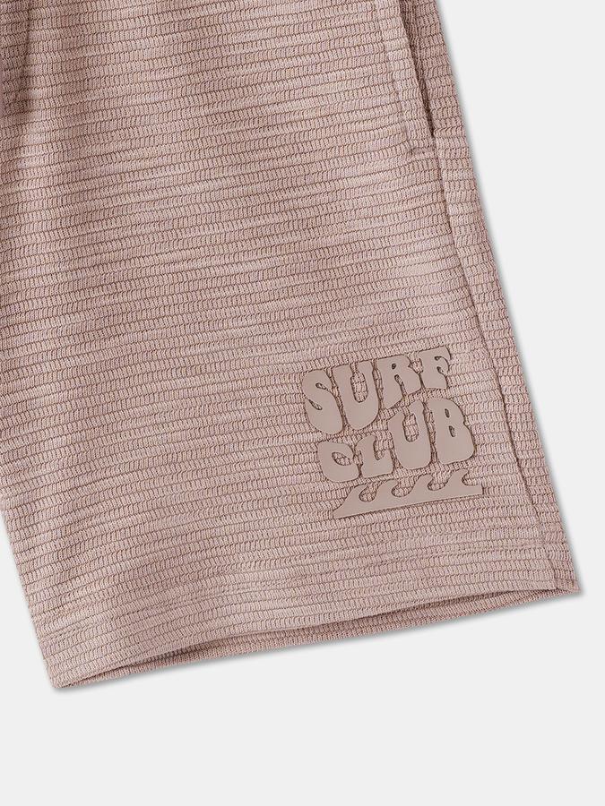 Boys Cotton Relaxed Fit Drawstring Waist Clean Hem Shorts