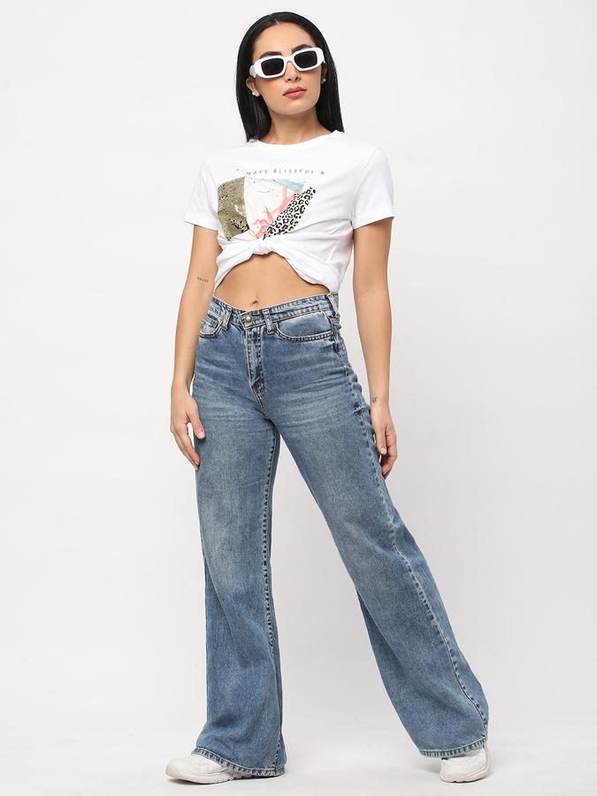 Women Embellished Relaxed Fit Top image number 1