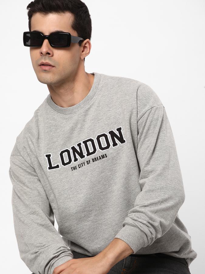 R&B Men Grey Sweatshirts &amp;Hoodies image number 0