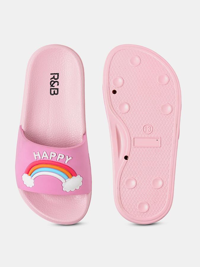 R&B Girls Rubber Embossed Sliders image number 3