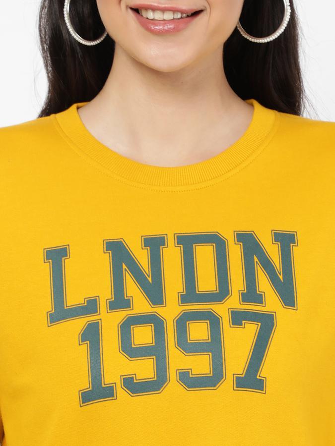 R&B Women Yellow Sweatshirt image number 3