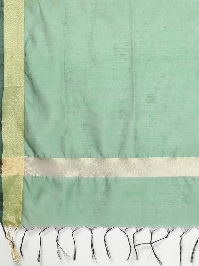 R&B Women's Green Dupatta