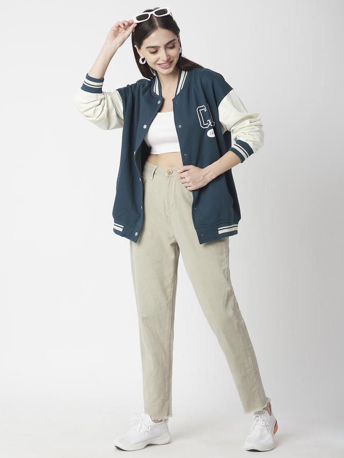Full Sleeve Solid Women Jacket image number 1