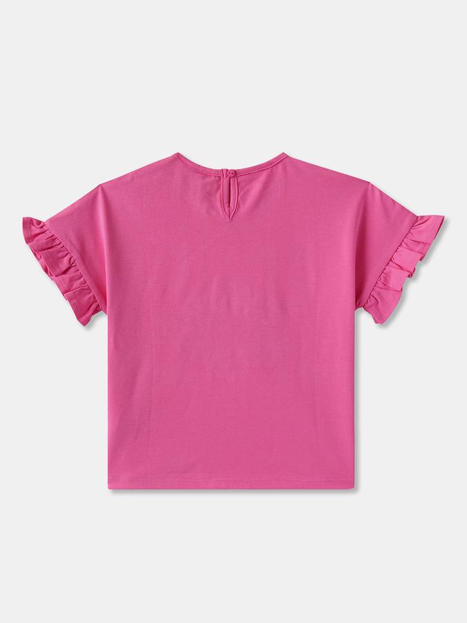 Girls Pure Cotton Knit Top  image number 1