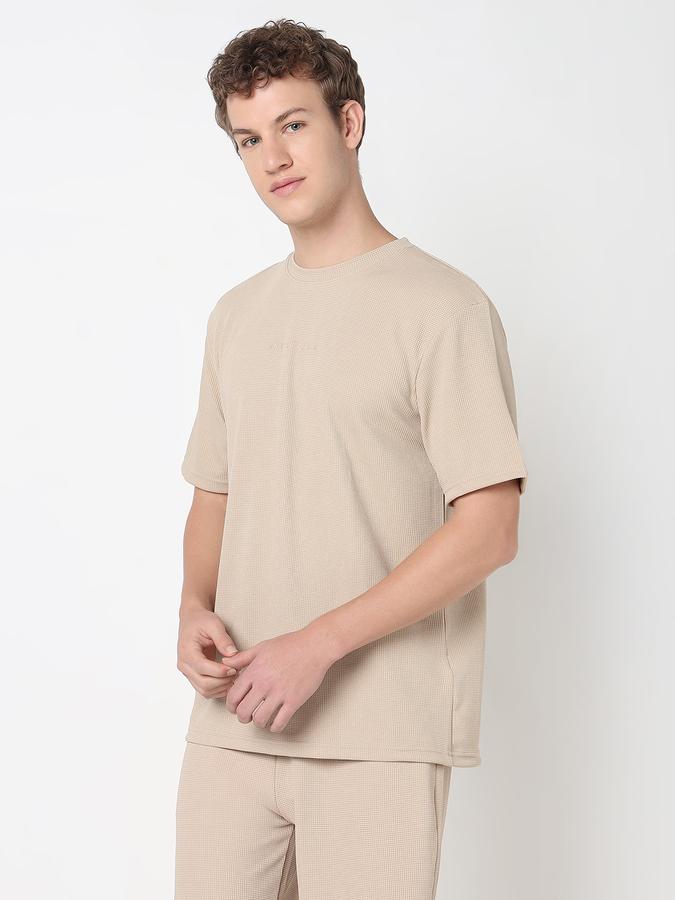 Printed T-Shirt with Crew Neck and Short Sleeves image number 2