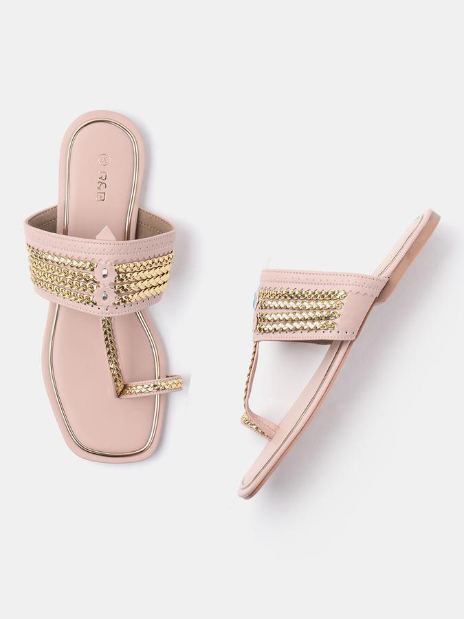 Women Braided Toe-Ring Sandals image number 0