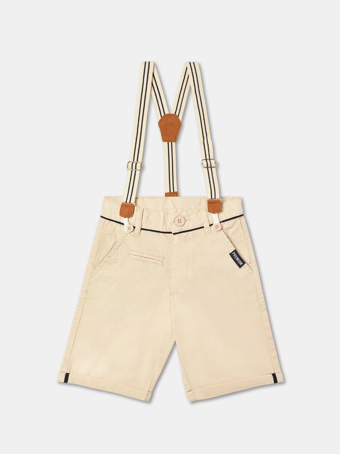 R&B Boys Beige Shorts & 3/4Ths image number 0