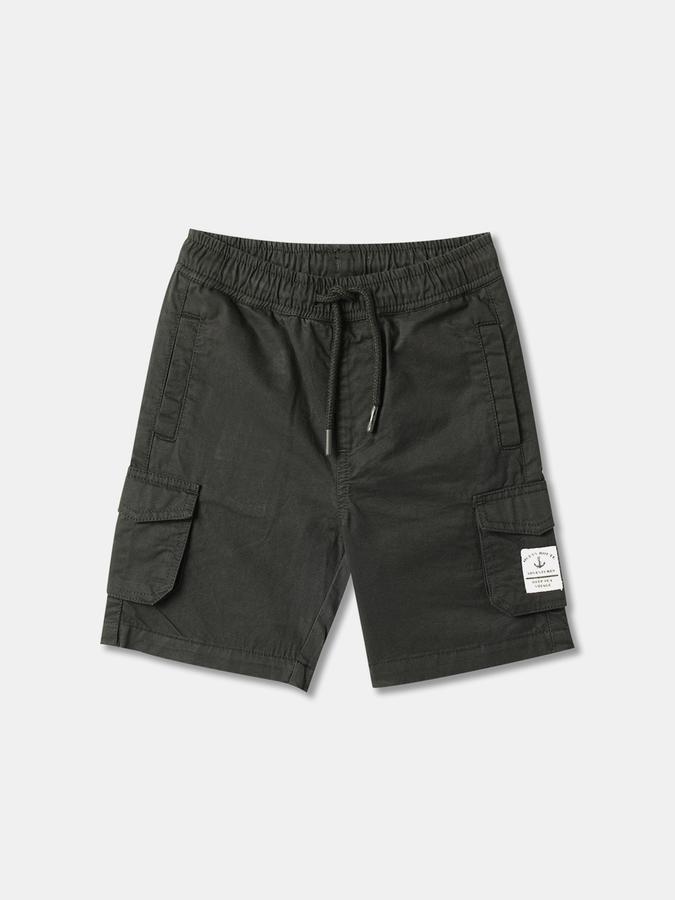 Boys Striped Shirt with Shorts Fashion Set