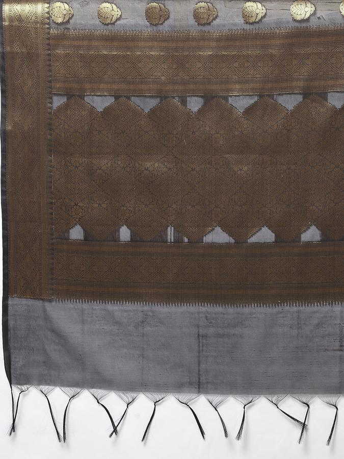 R&B Women Black Dupattas image number 3