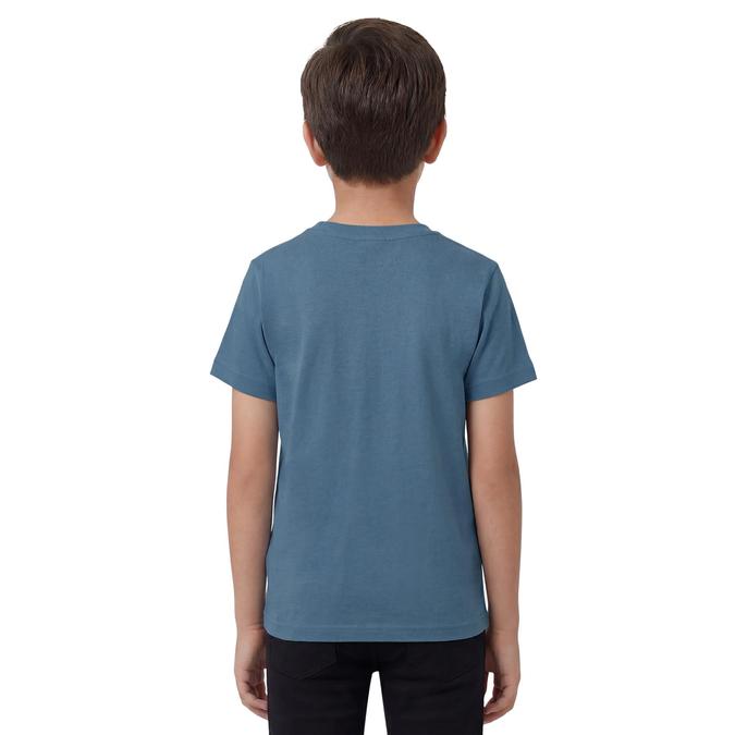 R&B Boy Blue Cotton Printed Round Neck T-Shirt