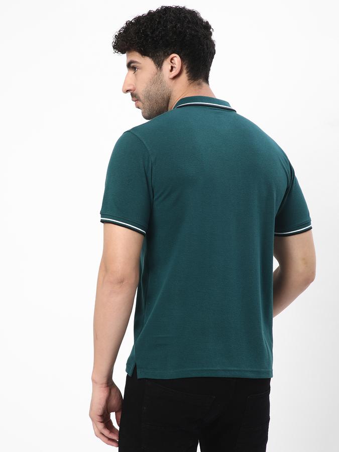 R&B Men's Polo With Contrast Tipping image number 2