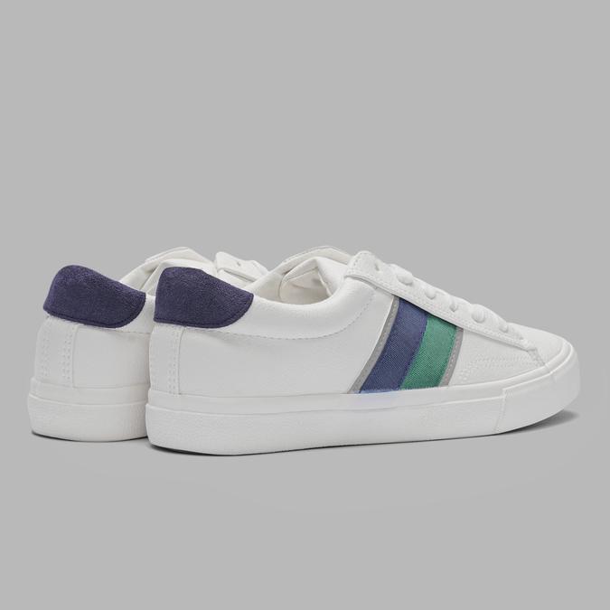 R&B Men's White Sneakers image number 3
