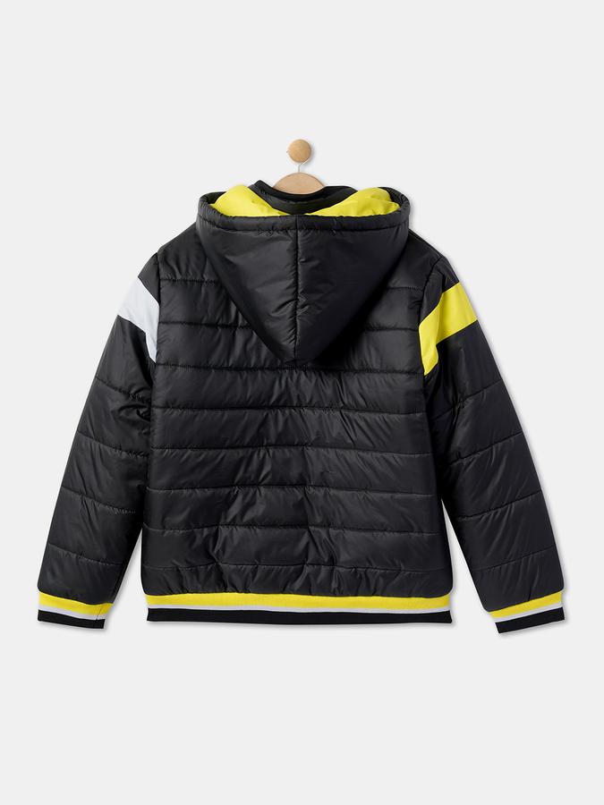 Boys Typographic Print Zip-Front Jacket image number 1