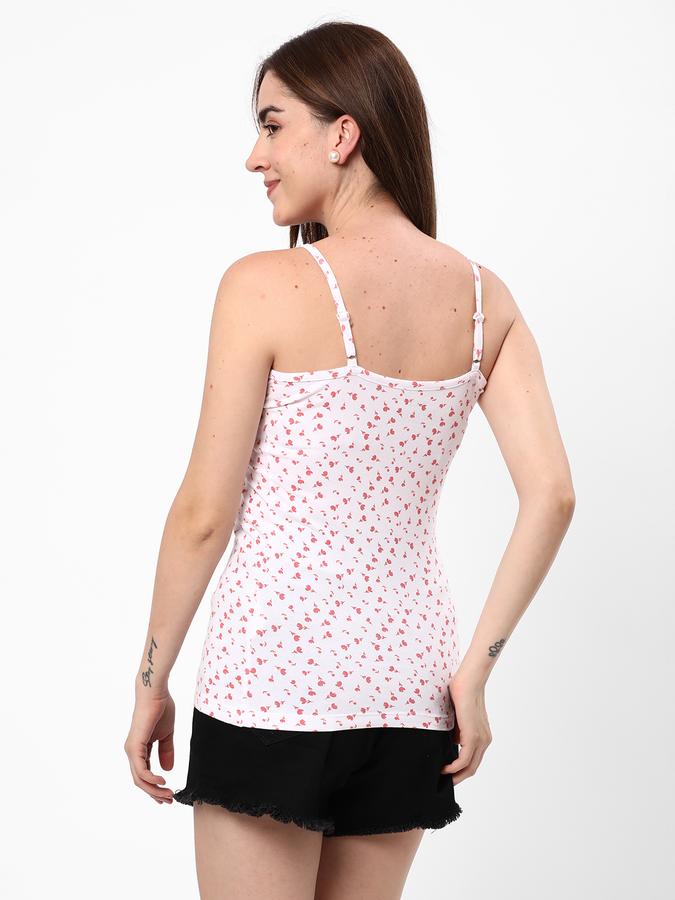 Women Cotton Regular Fit Scoop Neck Floral Print Camisole