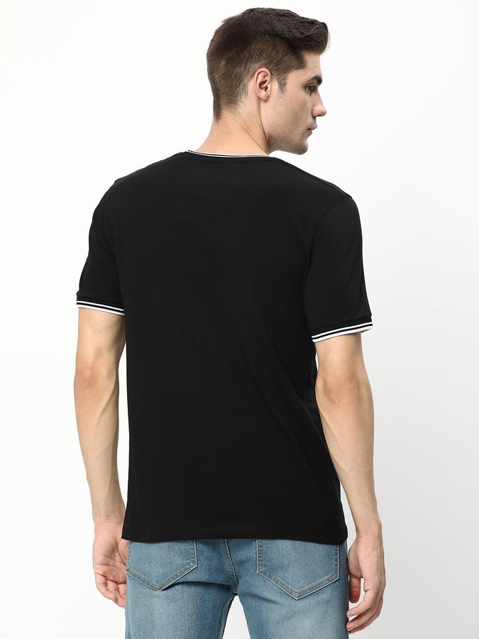 R&B Men's Solid Stretch Crew Neck T-Shirt image number 2
