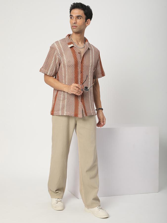 Men Self Design Casual Shirt image number 1