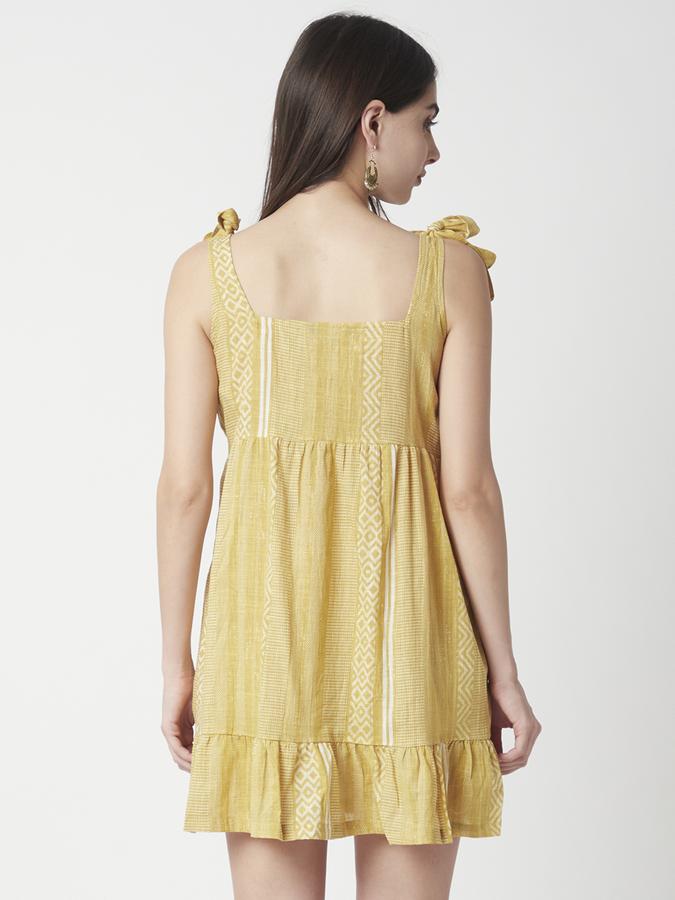 Women Cotton Printed Babydoll Ethnic Dress