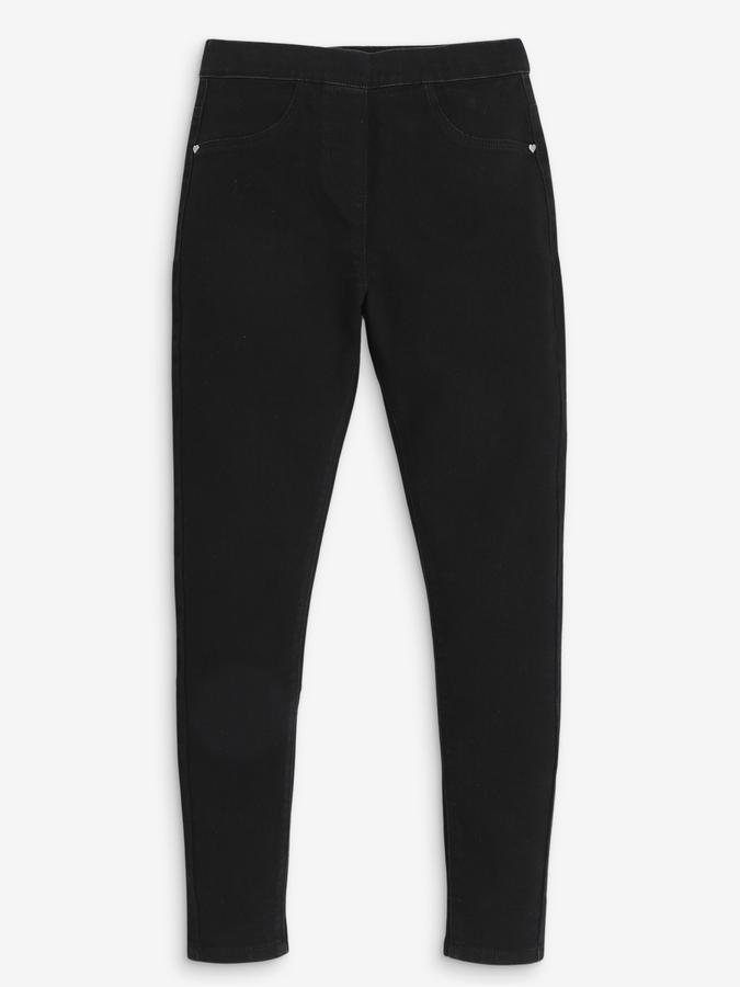 Girls Mid-Rise Tapered Jeans image number 0