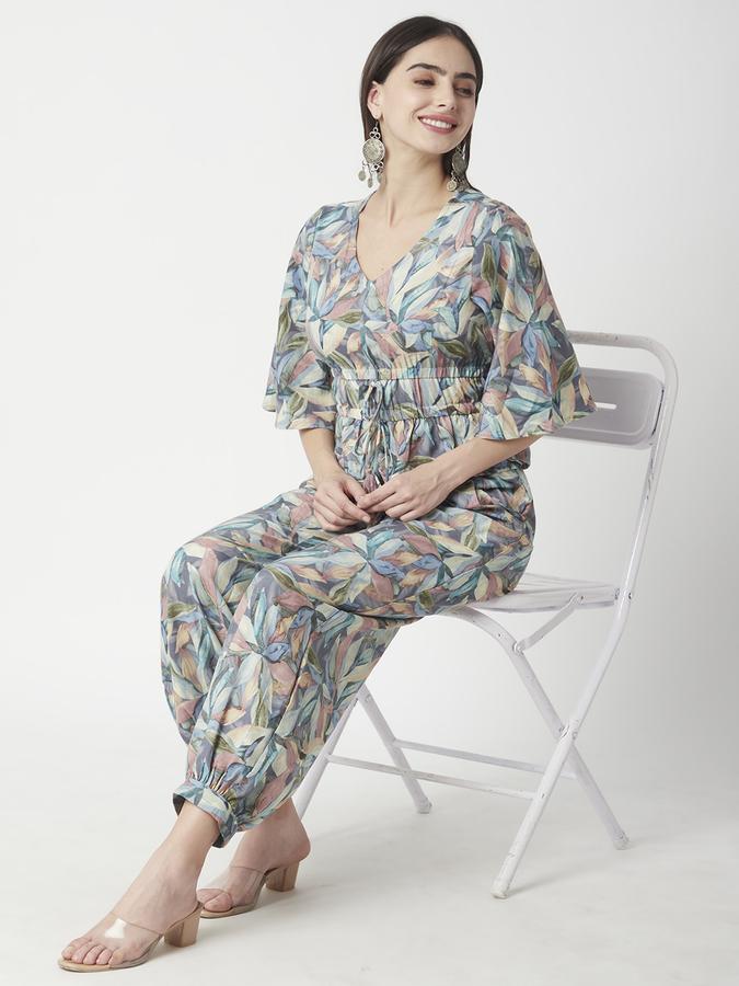 Women Viscose Jogger Elasticated Waist Printed Trousers