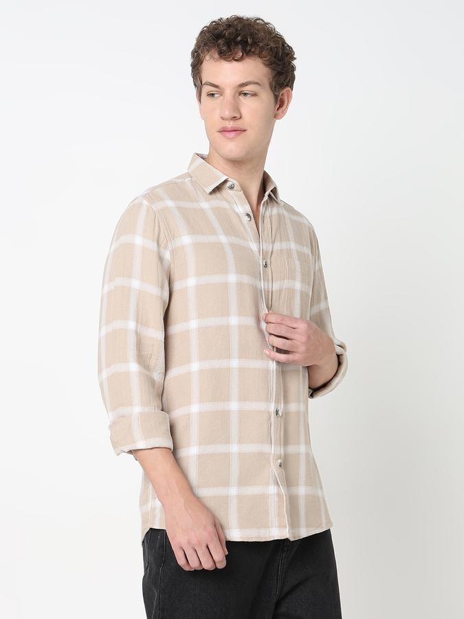 R&B MENS CASUAL Long Sleeve SHIRT-REGULAR FIT image number 3