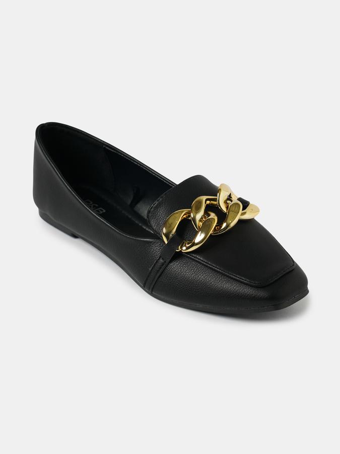 R&B Women Black Casual Shoes image number 2