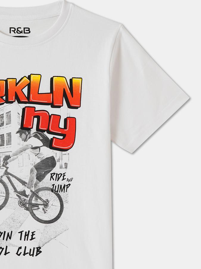 Boys Regular Fit Short Sleeve Crew Neck T-Shirt