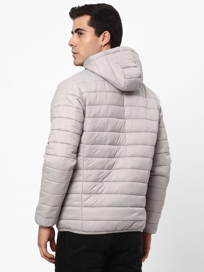 R&B Men's Puffer Jacket With Hoodie image number 2