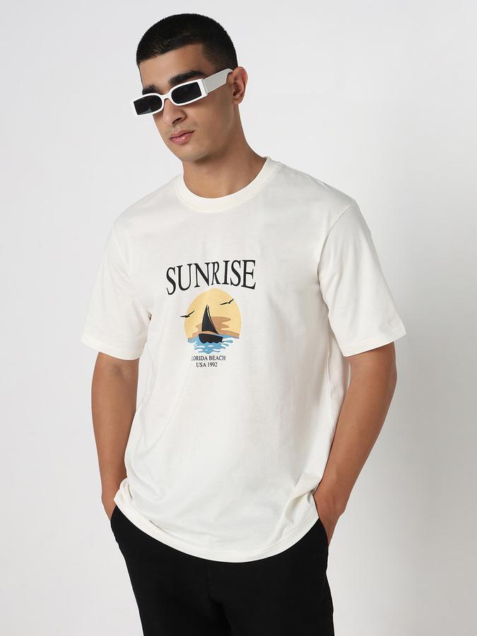 MENS Short Sleeves CREW NECK GRAPHIC TEES- RELAX FIT