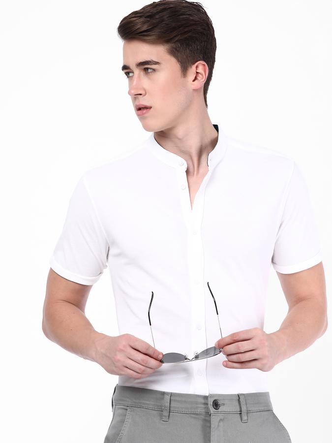 R&B Men's Casual Knitted Shirt