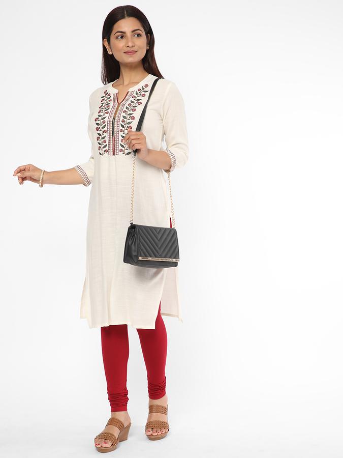 R&B Women White Kurta image number 1