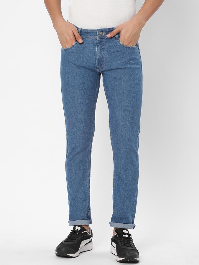 R&B Men's Basic Skinny Fit Jeans image number 0