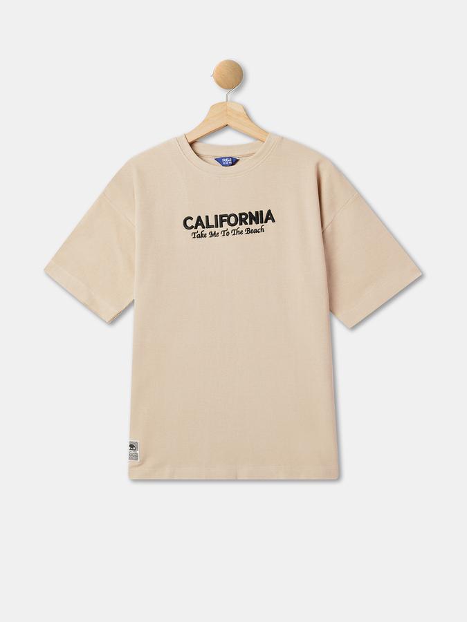 Boys Relaxed Fit Round-Neck T-Shirt image number 0