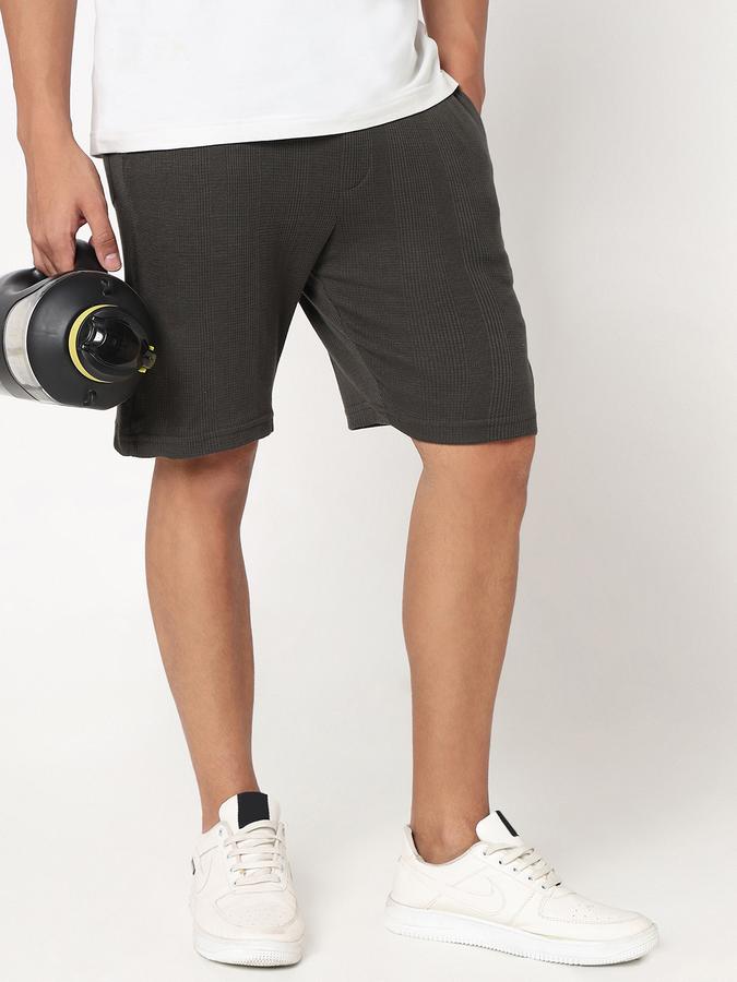  R&B MEN'S YOUNG Short Sleeves KNIT TEXTURE SHORT