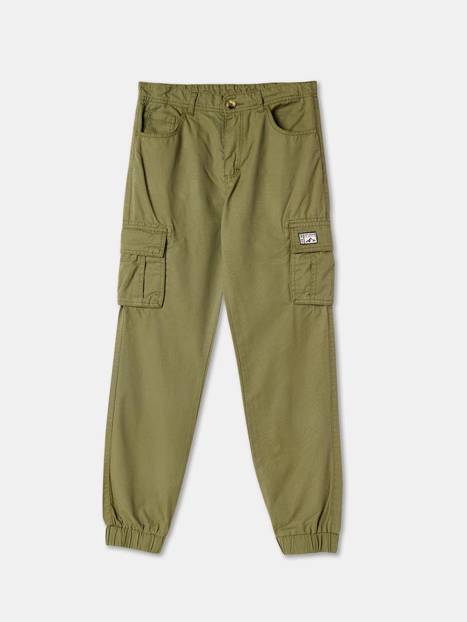 R&B Boys Olive Trousers