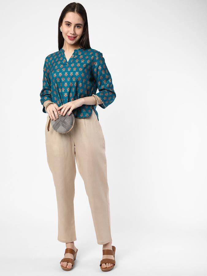 R&B Blue Women Tops & Kurtis image number 1