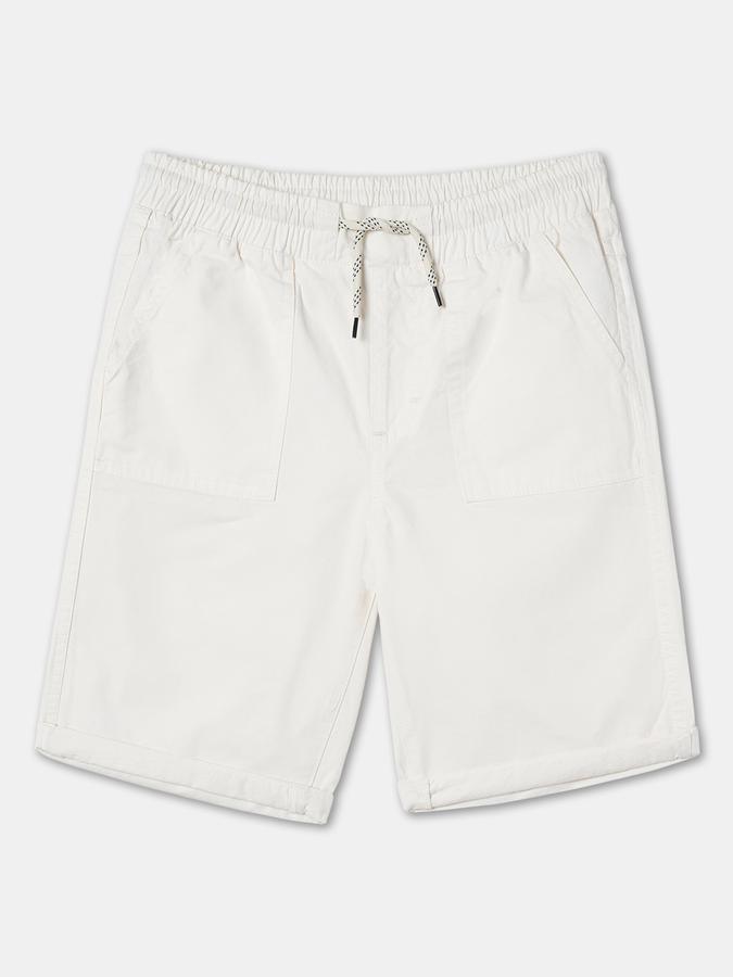 R&B Boys White Shorts & 3/4Ths image number 0