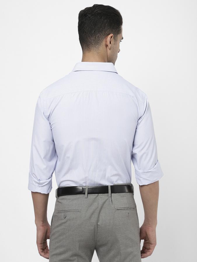 R&B Blue Men Formal Shirts image number 2