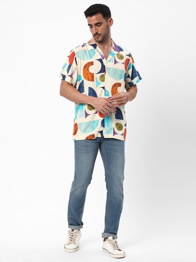 R&B Men's Printed Half Sleeve Shirt image number 1