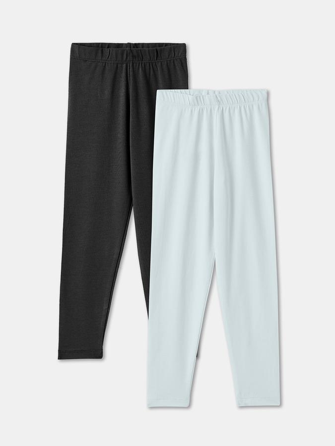 Girls Blend Solid Regular Fit Ankle Length Legging