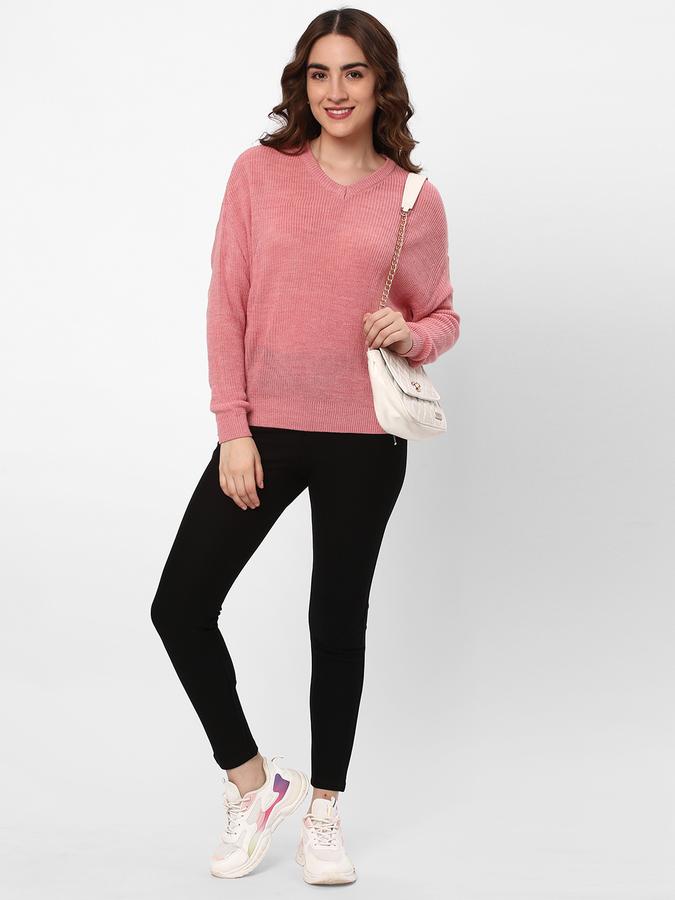 R&B Women's V-Neck Sweater image number 1