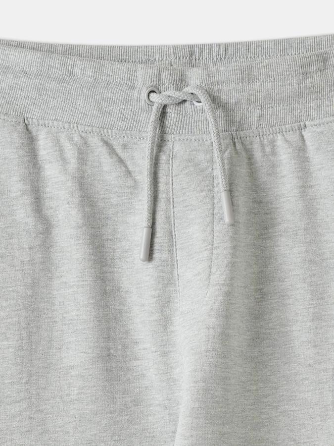 Boys Cotton Regular Fit Drawstring Waist Cuffed Hem Joggers