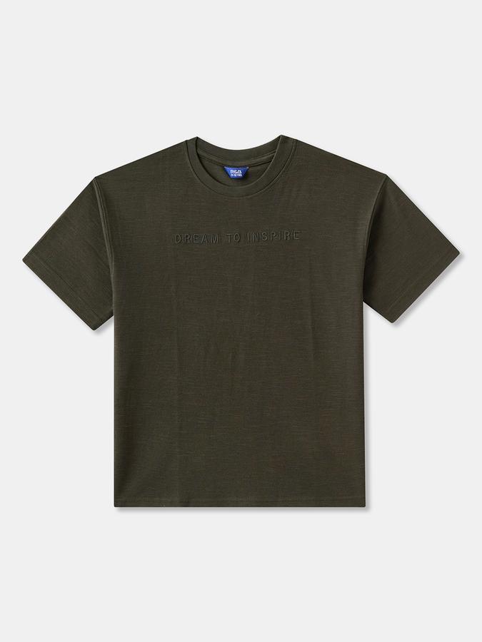 Boys PolyRelaxed Fit Short Sleeve Crew Neck T-Shirt