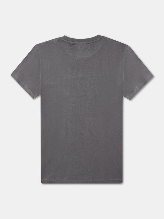 Boys Cotton Relaxed Fit Crew Neck Graphic T-shirt