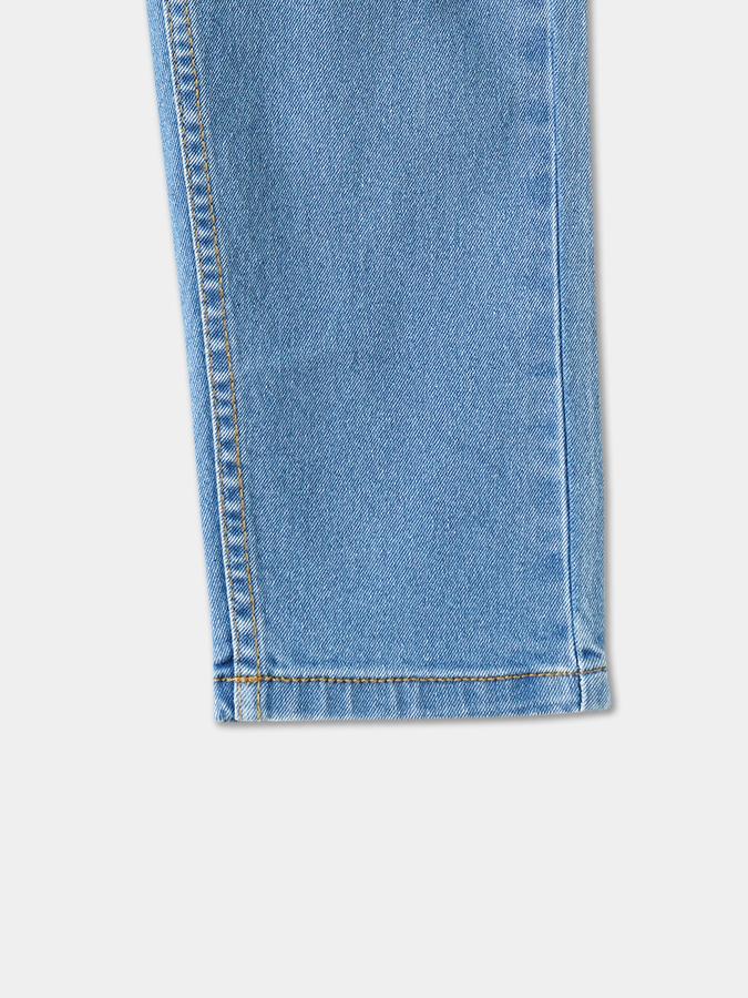 Boys Denim Regular Fit Button Waist Clean Look Jeans