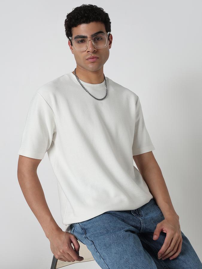 Solid Men Round Neck T-Shirt 