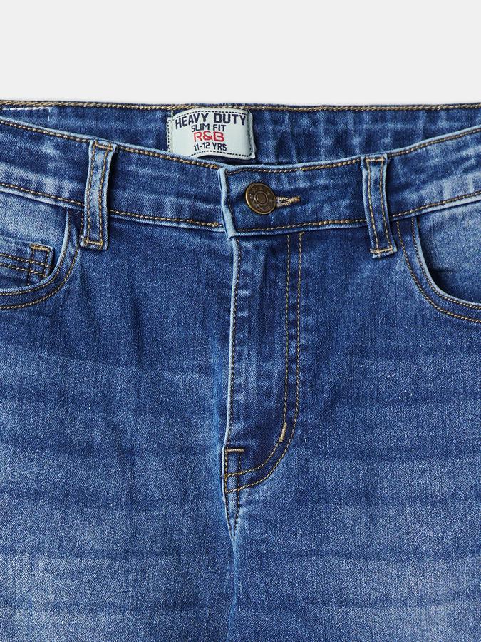 R&B Boy's Mid Rise Jeans image number 3